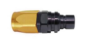 22606 Jiffy-tite Q R 6 Str Hose End Plug Valved Gold Black