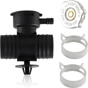 Kp5511690 Kpalag Radiator Coolant Filler Neck With Fill Cap Compatible Black