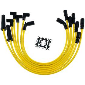 F157-pw-chvgm4.3v6 Llannder 7pcs 8mm High Performance Ignition Spark Plug Wire Set For 4.3l V6 Yellow