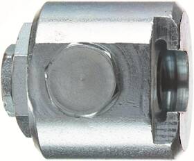 05-048 Lubrimatic 5/8 Inch Button Head Grease Gun Coupler Silver