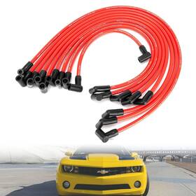 Sbc350 Lucky Seven 10.5mm High Performance Spark Plug Wire Set Fit For Hei Bbc Sbc 350 454 383