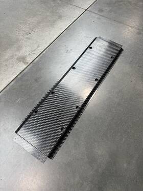 Mclaren 1212a1836cp P1 Carbon Fiber Tunnel Floor Cover