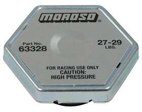 63328 Moroso Racing Radiator Cap - High Pressure 27-29 Lb