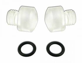 65226 Moroso Sight Plugs For Fuel Bowl - Clear View Pair
