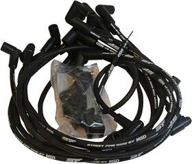 Msd-5554 Msd 085132055548 5554 Street Fire Spark Plug Wire Set Black