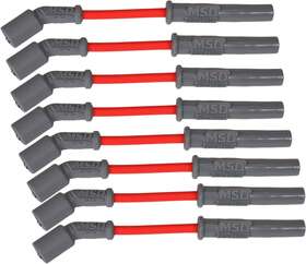 Msd-32819 Msd 32819 8.5mm Super Conductor Spark Plug Wire Set Red