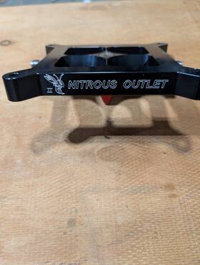 00-44500 Nitrous Outlet 4150 Stinger 2 Plate Only Flows 600 Hp Max