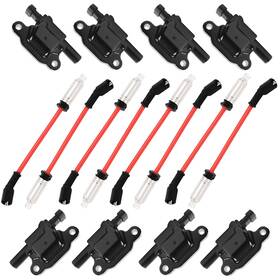 Ct-9748uu-uf413 Ntoauto Uf413 Ignition Coil Spark Plug And Wire Set For Gm 4.8l 5.3l 6.0l 6.2l V8