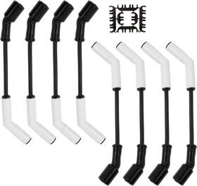 Ct-sp9070c Ntoauto 9070c Spark Plug Wire Extreme 9000 White Ceramic Boot Compatible With Ls3