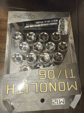 Mn01gk Other Scm435 T1/06 Genuine Kics Monolith T1 / 06 M12 X P 1.5 20pcs Oem New Lugs Conical
