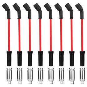 Mh-spw-48322r-8 Ozikutech 8pcs Spark Plug Wires Set For Chevy Gmc Cadillac 4.8 5.3 6.0 6.2 Ls