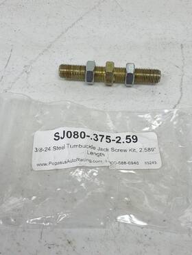 Sj080-.375-2.59 Pegasus Steel Turnbuckle Jack Screw Kit