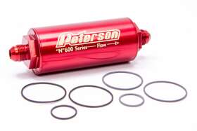 09-0616 Peterson Fluid 600 Series -6 An 60 Micron Fuel Filter Without Ball Valve