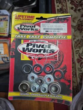 Shk-y08-421 Pivot Works Shock Bearing Kit Yamaha Yz125 Yz250 2001-2022 Yzf250