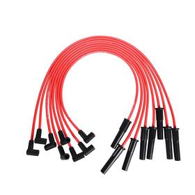 0751 Rlp Silicone Spark Plug Wires Set 8.0mm Red Replacement For Ford Fe 332