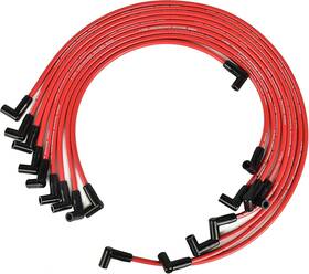 Rlp 768488741449 Universal Spark Plug Wire Set - 8.5mm Red High Performance Compatible Black
