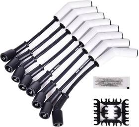 9070c Rlp 768488742705 Spark Plug Wire Set Accel Extreme 9000 Ceramic Boot Compatible