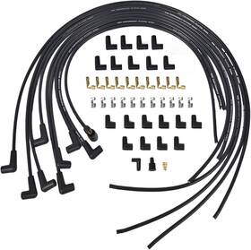 Plp-5553 Rlp Hei Universal Spark Plug Wire Set 8mm With Black Silicone Jacket