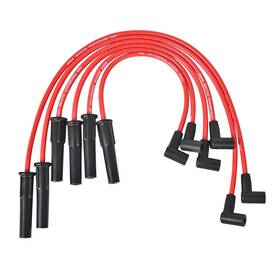 Rlp-6-10.1-ff Rlp Silicone Spark Plug Wires Set 8.0mm 6 Red For Hei Distributor