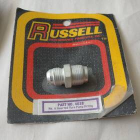 4038 Russell Performance No.6 Inverted Flare Pump Fitting Part#4038