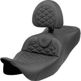 808-07b-210b0 Saddlemen Roadsofa Tri-gripper Seat With Drivers Backrest