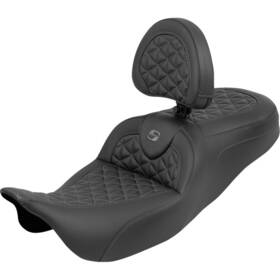 808-07b-210b2 Saddlemen Roadsofa Tri-gripper Seat With Drivers Backrest - Gra 808-07b-210b2 Saddlemen Roadsofa Tri-gripper Seat With Drivers Backrest - Gra
