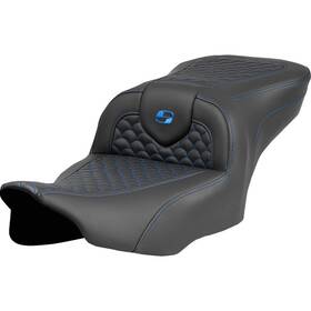 823-07-20801 Saddlemen Roadsofa Ds Seat Without Drivers Backrest - Blue Stitc 823-07-20801 Saddlemen Roadsofa Ds Seat Without Drivers Backrest - Blue Stitc