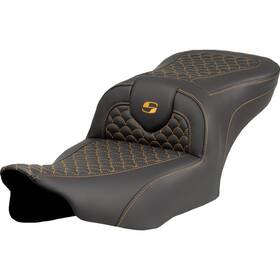 823-07-20807 Saddlemen Roadsofa Ds Seat Without Drivers Backrest - Gold Stitc 823-07-20807 Saddlemen Roadsofa Ds Seat Without Drivers Backrest - Gold Stitc