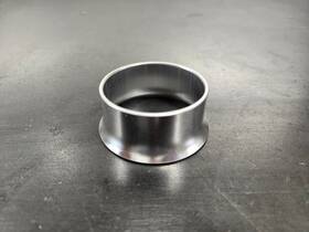 T2225 Sdl 6061 Transition Reducer 2 Inch To 2.25 .065 Aluminum Tig Weld Turbo Fabrication