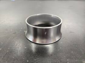 T22525 Sdl 6061 Transition Reducer 2.25 Inch To 2.5 .065 Aluminum Tig Weld Turbo Fabrication