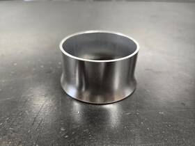 T25275 Sdl 6061 Transition Reducer 2.5 Inch To 2.75 .065 Aluminum Tig Weld Turbo Fabrication