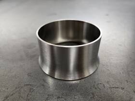 T25275s Sdl Transition Reducer 2.5 Inch To 2.75 .065 304 Stainless Tig Weld Turbo Fabrication