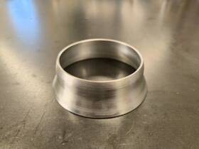 T3254 Sdl 6061 Transition Reducer 3.25 Inch To 4 .080 Aluminum Tig Weld Turbo Fabrication
