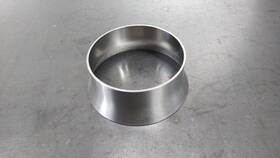 T335s Sdl Transition Reducer 3 Inch To 3.5 .065 304 Stainless Tig Weld Turbo Fabrication