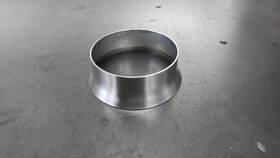 T354s Sdl Transition Reducer 3.5 Inch To 4 .065 304 Stainless Tig Weld Turbo Fabrication