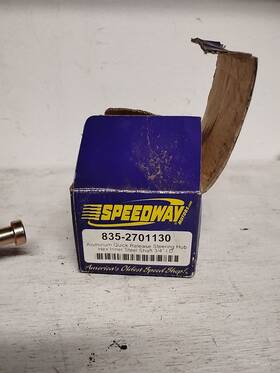 835-2701130 Speedway Aluminum Quick Change Steering Wheel Hub With Weld On Stub