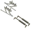 Sum-g3935p-fg Summit Racing Hood Hinges Aluminum