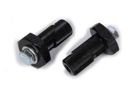 Tip2355 Ti22 Performance Torsion Bar Retainer - Aluminum Black Anodize Pair