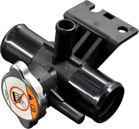 1187247 Waltyotur Radiator Engine Coolant Filler Neck With Cap Replacement For Lancer Black