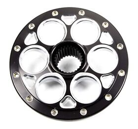 P613b-7082 Weld Racing Mini Sprint Wheel Center 10in 27 Spline Black