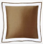 $410 Frette 1860 Flying Cotton Sateen King Sham Hazelnut Brown Milk White New. Fixed Price $299.00.