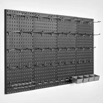 Vevor Metal Pegboard Panels Pcs 24" X 12" Wall Organizer For Garage Tool. Fixed Price $60.90.