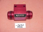 Red Allstar Performance ALL90042 In-line Oil Temp Tee 16AN. Fixed Price $30.00.