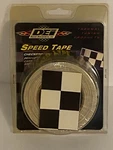 Dei - Speed Tape Black & White Checker 2" X 40 Foot Roll Nos Part #060203. Fixed Price $5.00.