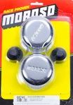 Moroso 68740 Chrome Push In Breathers 1-1/4 Hole Steel Pair. Fixed Price $44.09.