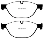 Ebc Brakes DP42019R Yellowstuff Pads Are High Friction Coefficient Spirited Fron. Fixed Price $302.55.