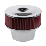 -2 Summit Racing Velocity Stack Air Cleaner 8" Round Red Cotton Gauze Element. Fixed Price $120.97.