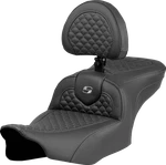 Saddlemen 823-07-208B2 Roadsofa Seat Dragon Scale Stitch Gray W/ Backrest. Fixed Price $900.00.