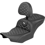 Saddlemen Roadsofa Tri-gripper Seats With Drivers Backrest 823-07-210B6. Fixed Price $900.00.