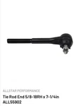 Allstar Performance ALL55902 Tie Rod End - Inner Greasable Oe Style. Fixed Price $17.99.